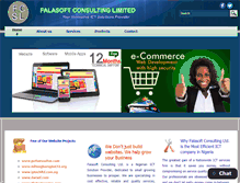 Tablet Screenshot of falasoftconsulting.com